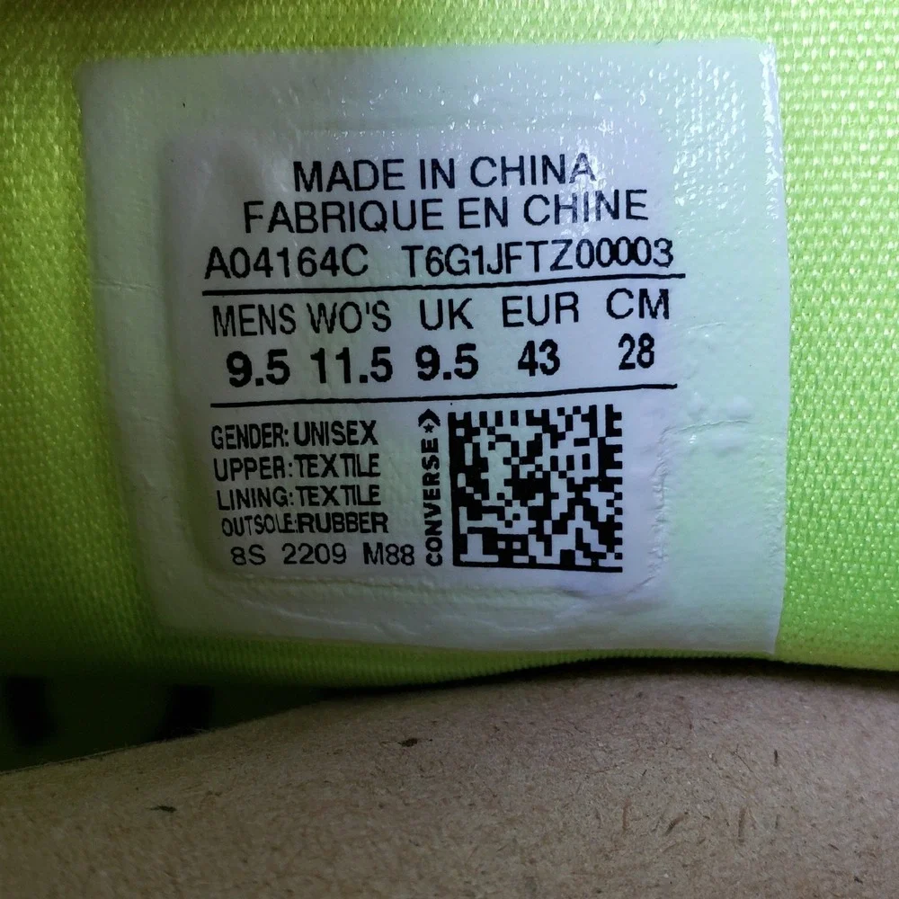 Converse ACW Geo Forma Boot Volt Electric Yellow Stretch Chunky Special Edition